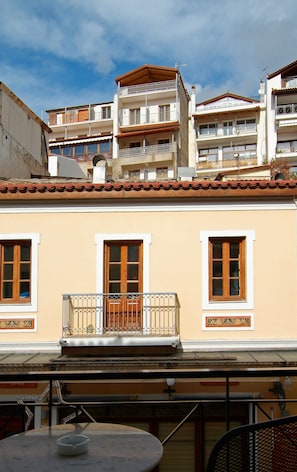 Blick vom Balkon