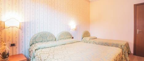 Desk, laptop workspace, blackout drapes, soundproofing