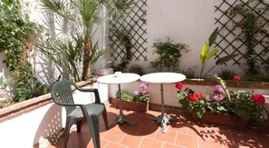 Comfort Twin Room, 2 Twin Beds, Patio, Courtyard View | Terrace/patio - Hotel Central (Marbella)