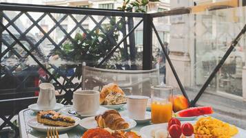 Daily continental breakfast for a fee