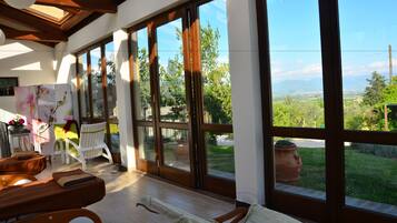 Sauna, bain Ă remous