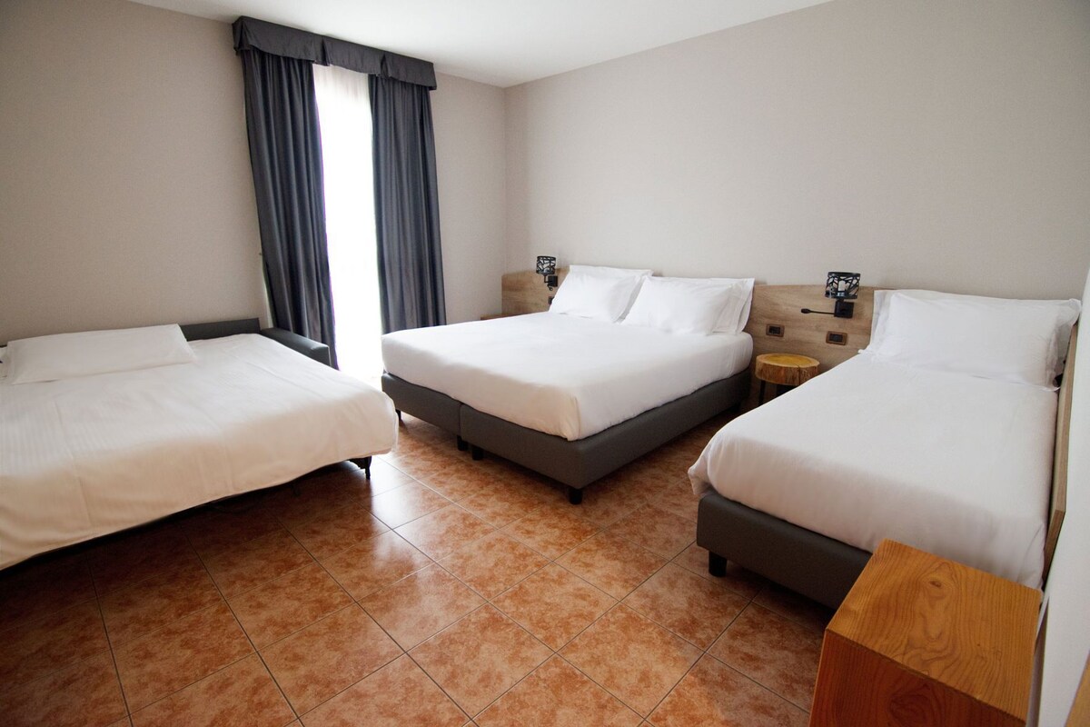 Premium bedding, down comforters, in-room safe, desk