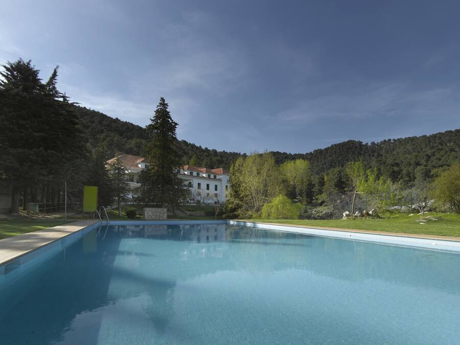 Outdoor pool, open 11:00 AM to 7:30 PM, pool umbrellas, sun loungers