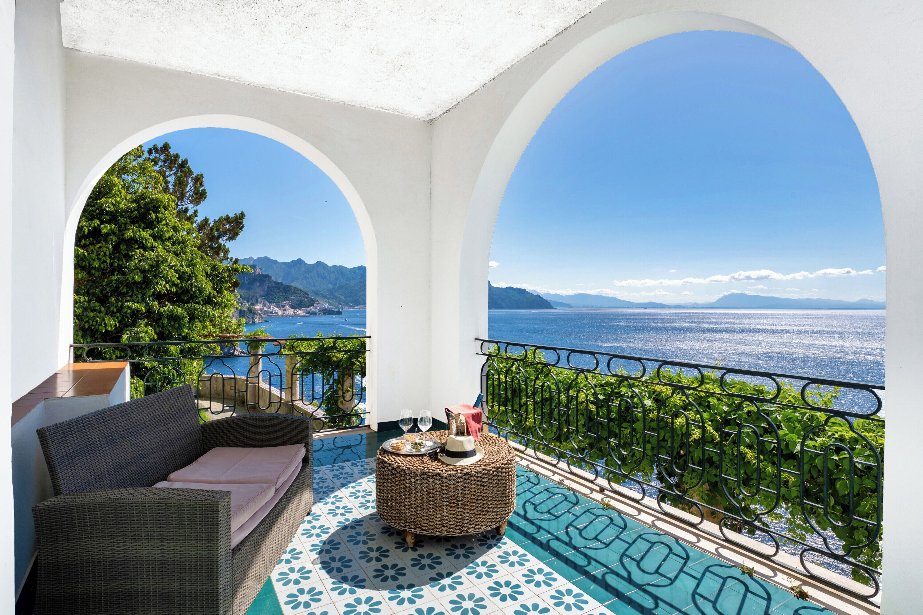 Suite Deluxe, balcón, vistas al mar | Balcón