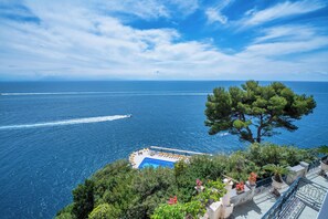Suite Junior, balcon, vue mer (Double) | Vue sur la plage/l’océan