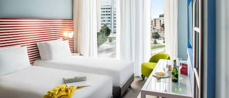 Standard-Zweibettzimmer, 2Â Einzelbetten | 1 Schlafzimmer, Daunenbettdecken, Minibar, Zimmersafe