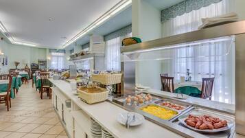 Daily buffet breakfast (EUR 12 per person)