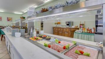Daily buffet breakfast (EUR 12 per person)