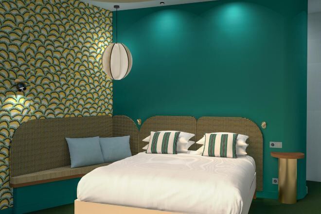 Premium bedding, in-room safe, individually decorated, desk