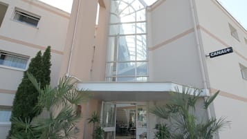 Façade de l’hébergement