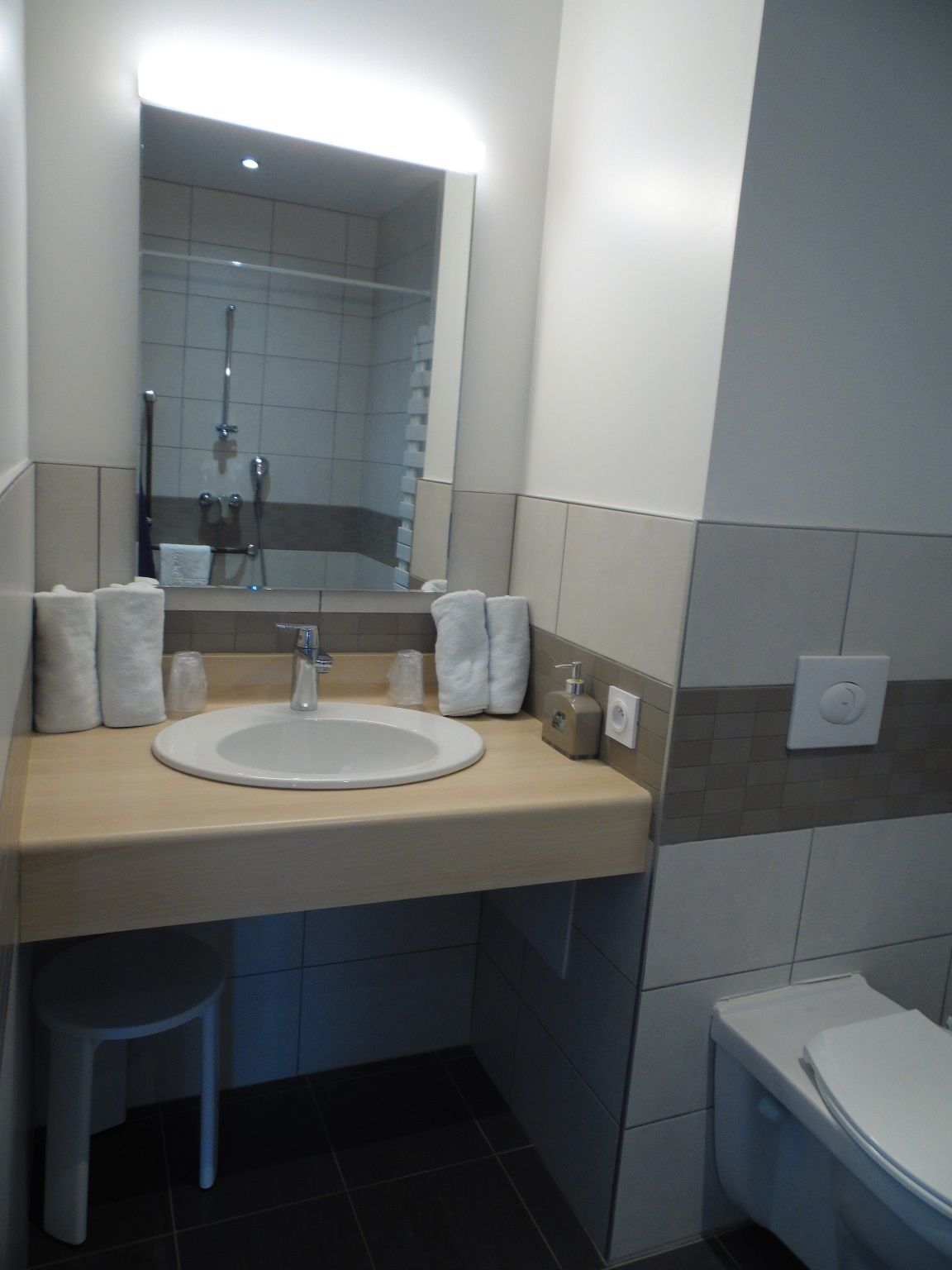 family quadruple room, accessible | bathroom sink