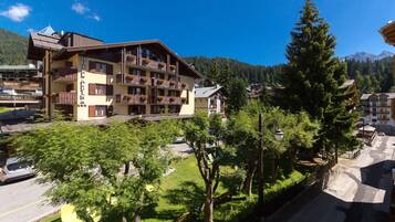 Blick von der Unterkunft