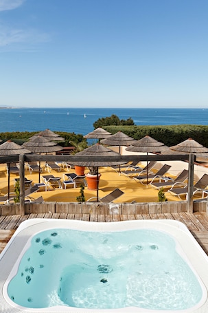 Vista desde la propiedad. Hôtel & Spa les Mouettes