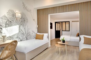 Family Room, Terrace | Premium bedding, pillowtop beds, in-room safe, individually decorated
