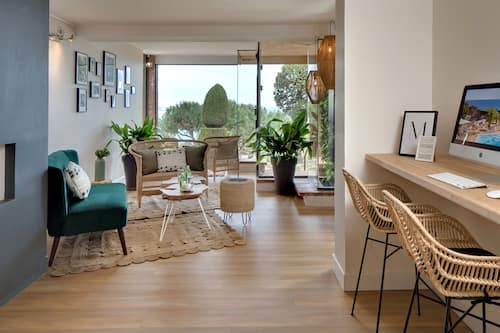 Lobby sitting area