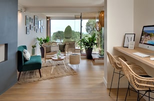 Sala de estar en el lobby