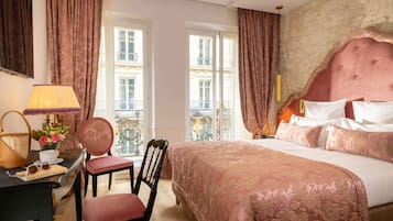 Deluxe-Doppelzimmer, 1 Queen-Bett | 1 Schlafzimmer, Bettwäsche aus ägyptischer Baumwolle