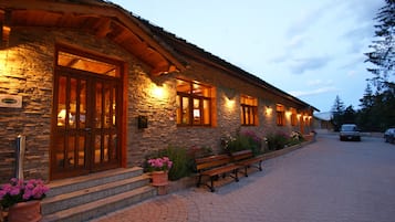 Front of property – evening/night