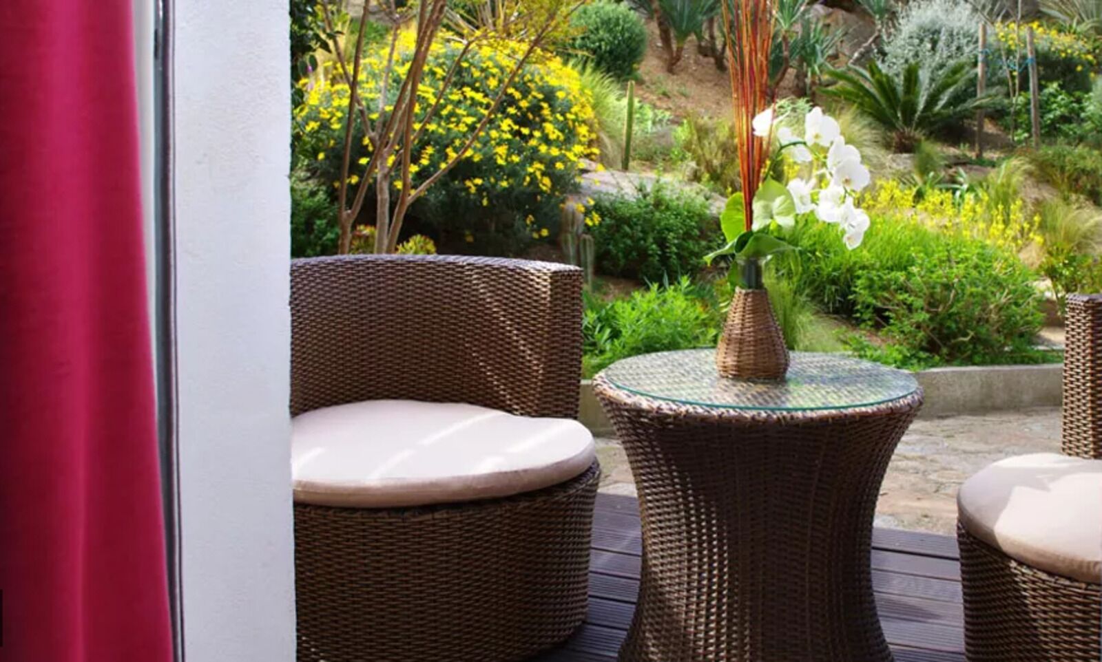 Dobbelt- eller tomannsrom – standard | Terrasse/patio