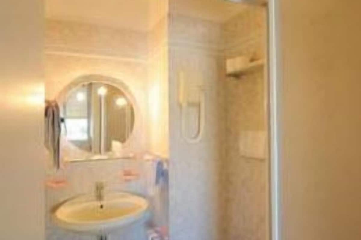 double or twin room | bathroom | shower, free toiletries, hair dryer, bidet