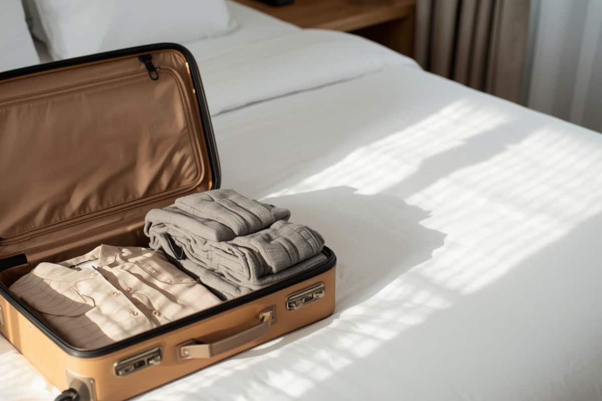 Hypo-allergenic bedding, in-room safe, desk, blackout curtains