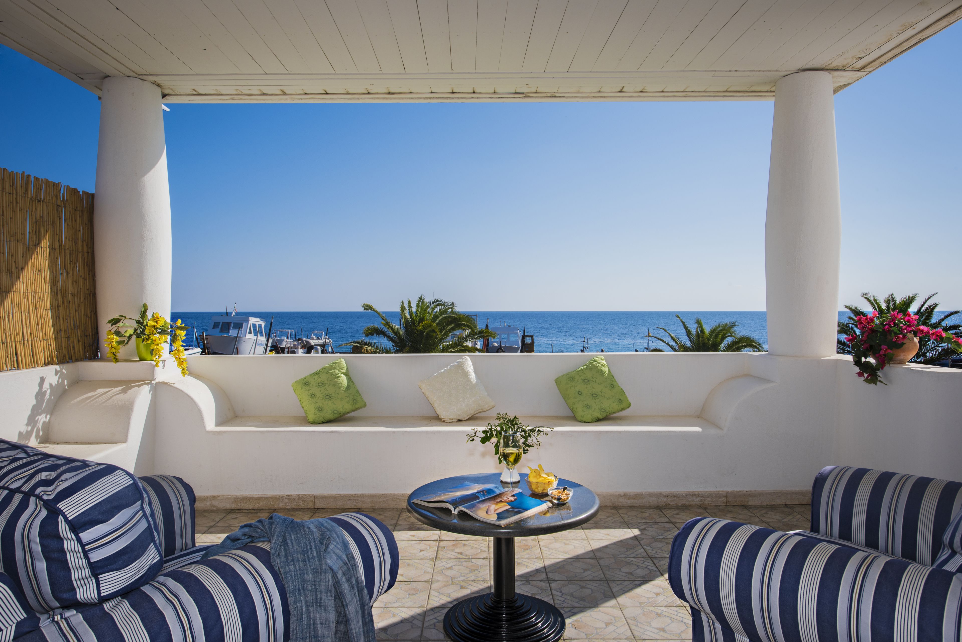 Deluxe Room, 1 Double or 2 Twin Beds, Terrace, Sea View | Terrace/patio
