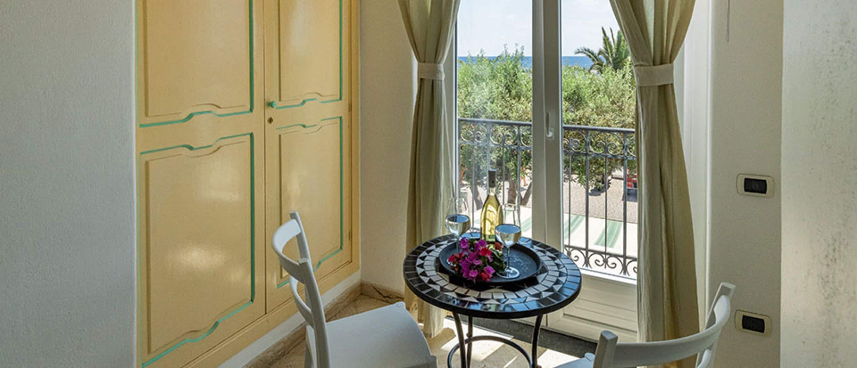 Superior-Doppelzimmer, Meerblick | Balkon