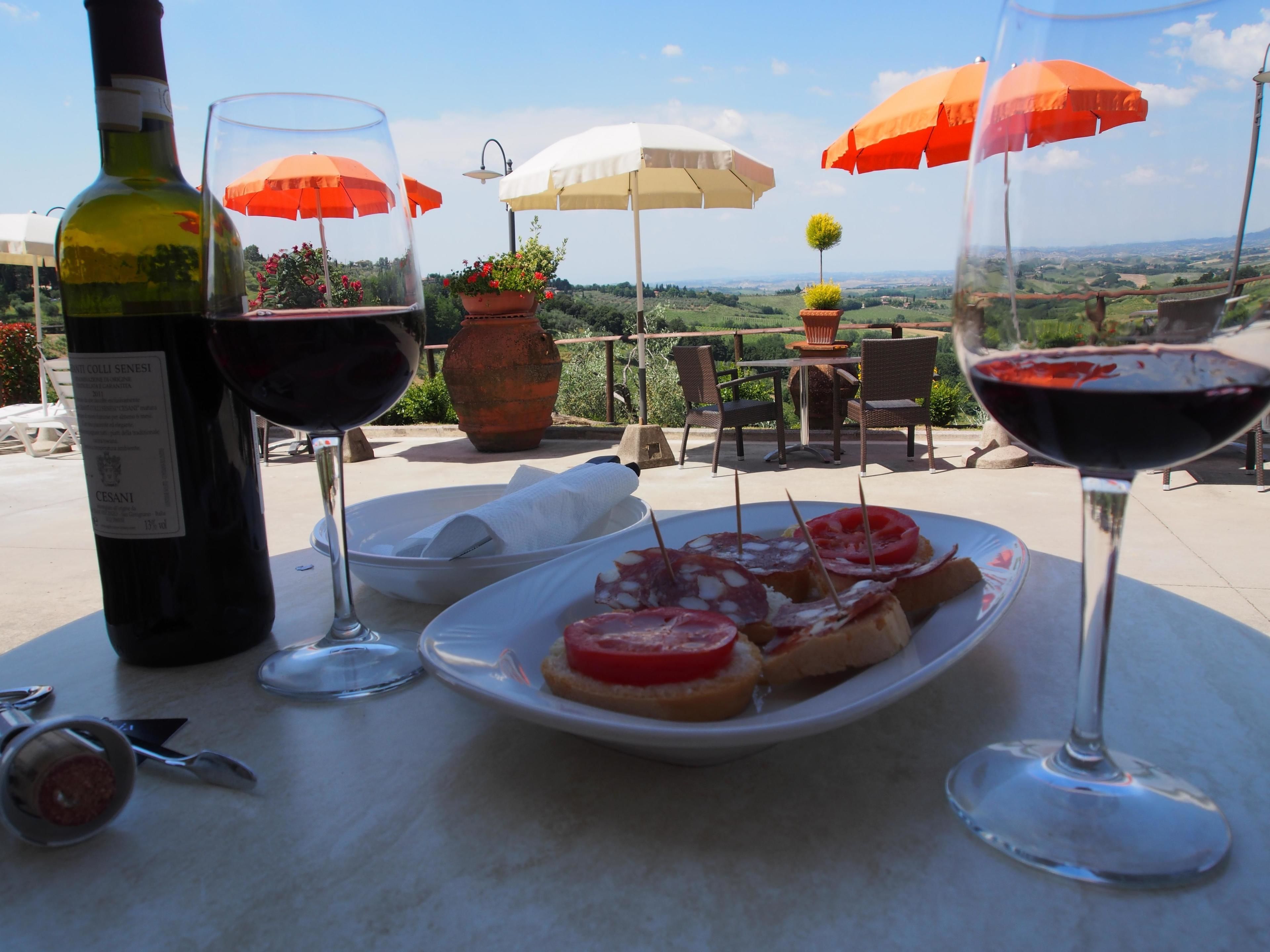 Doppelzimmer, eigenes Bad | Ausblick vom Zimmer