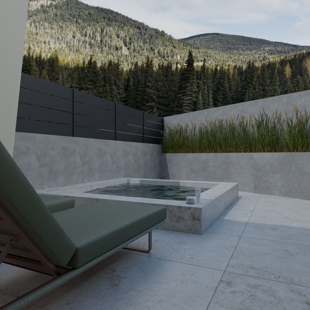 Seprai premium, selimut bulu angsa, bantalan ekstra lembut, dan minibar