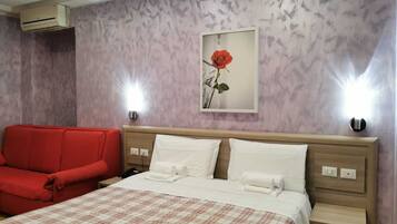 In-room safe, desk, blackout curtains, soundproofing