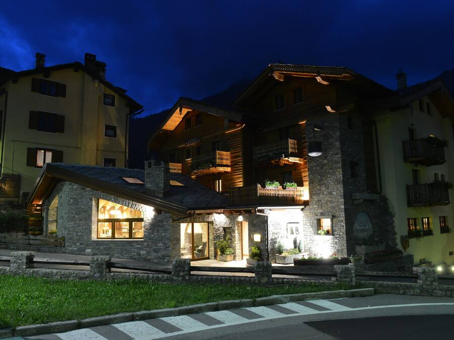 Majoituspaikan julkisivu