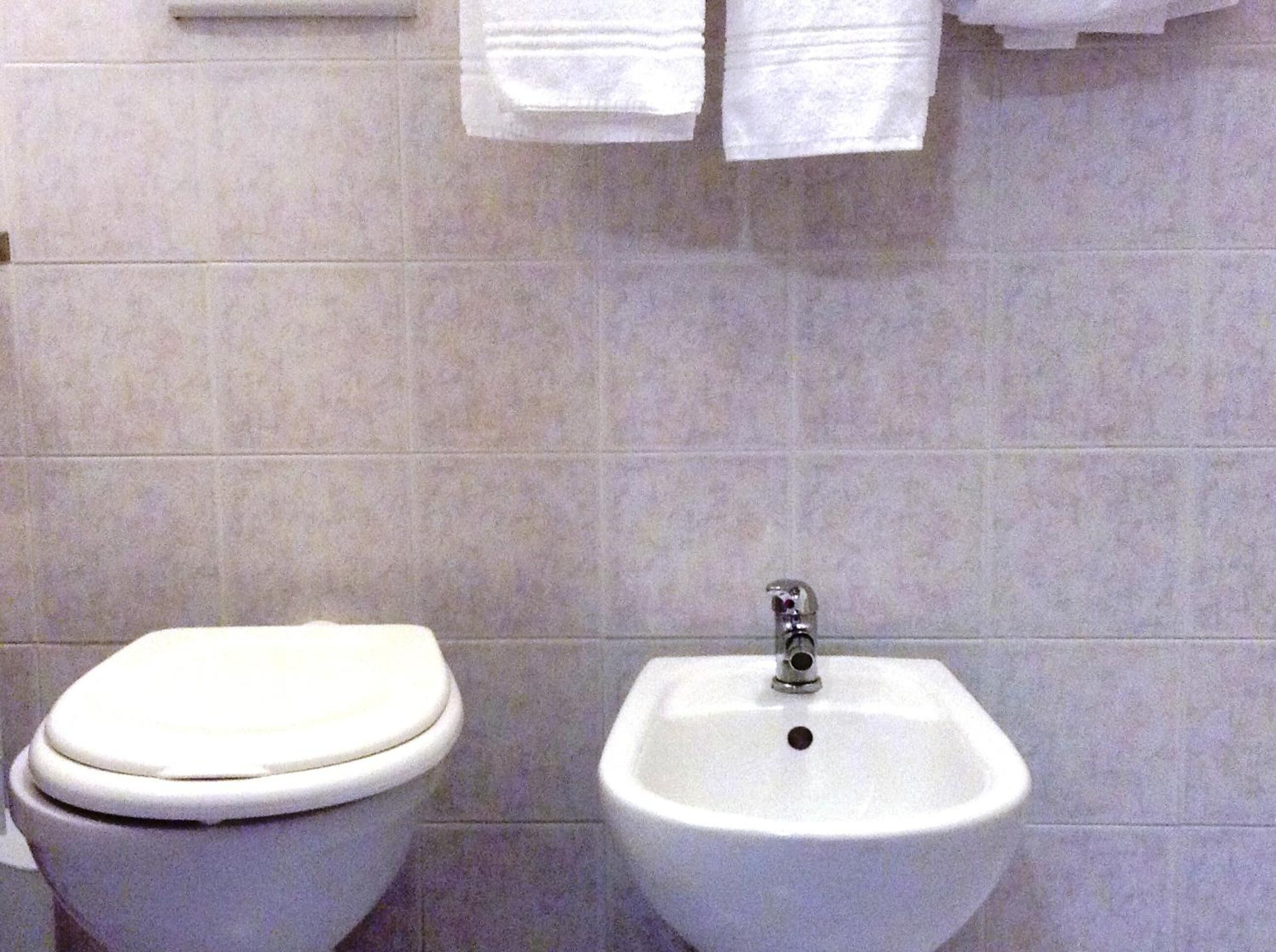 shower, free toiletries, hair dryer, bidet