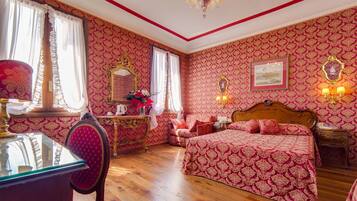 Premium bedding, minibar, in-room safe, desk