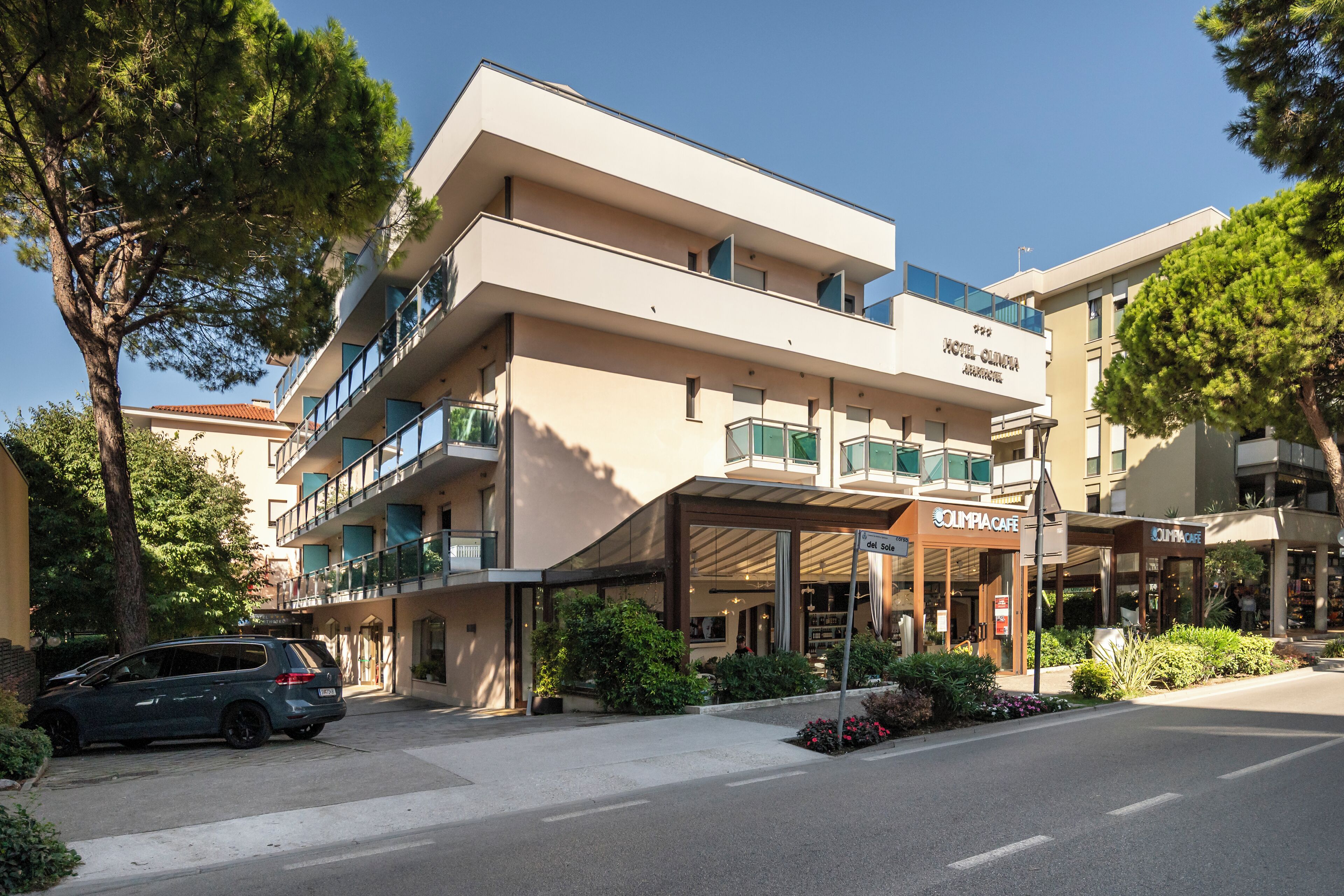 Façade de l’hébergement