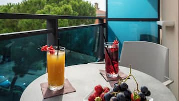 Standard-Dreibettzimmer, Balkon | Ausblick vom Zimmer