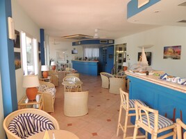 Sala de estar en el lobby