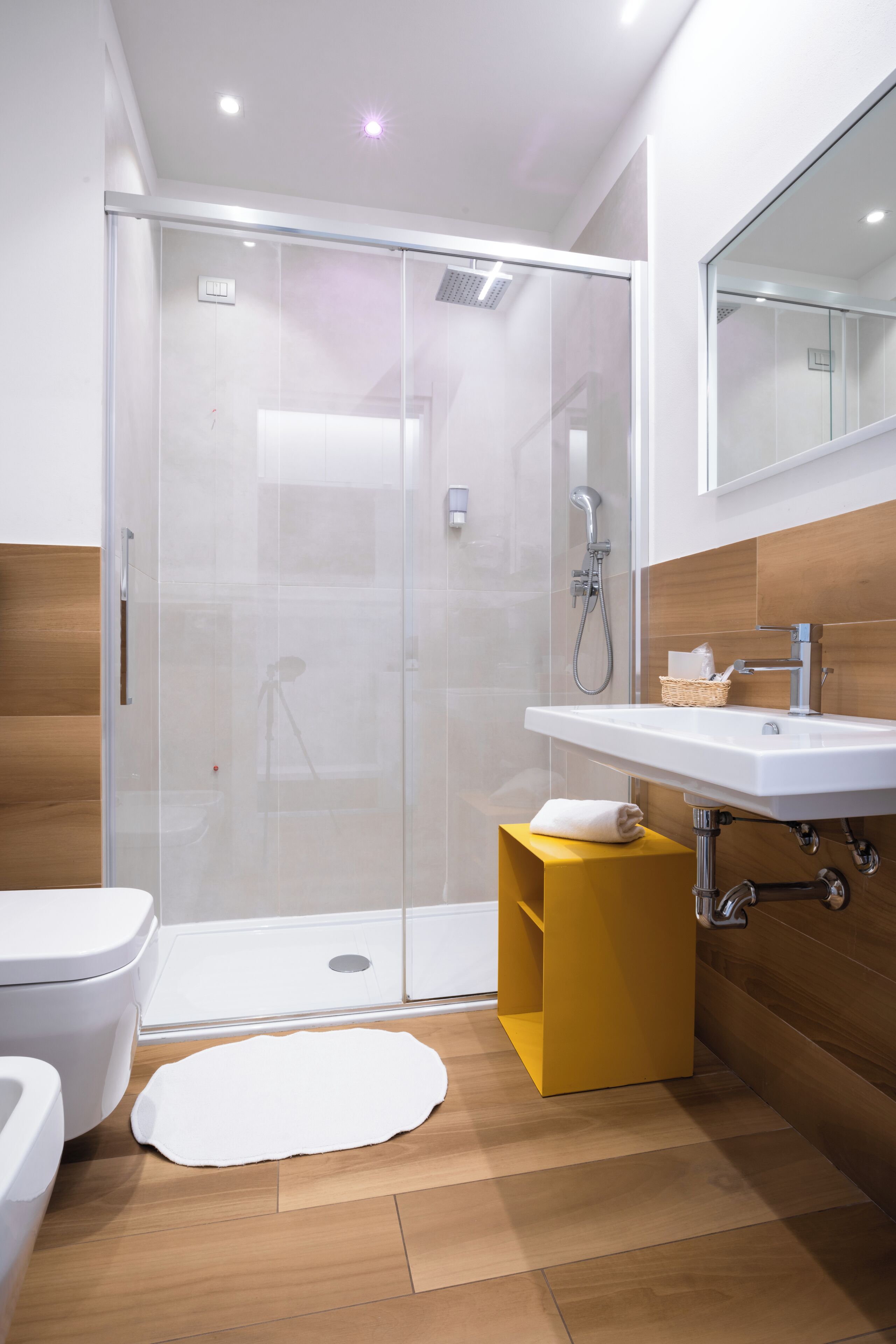 superior triple room | bathroom | shower, rainfall showerhead, free toiletries, slippers