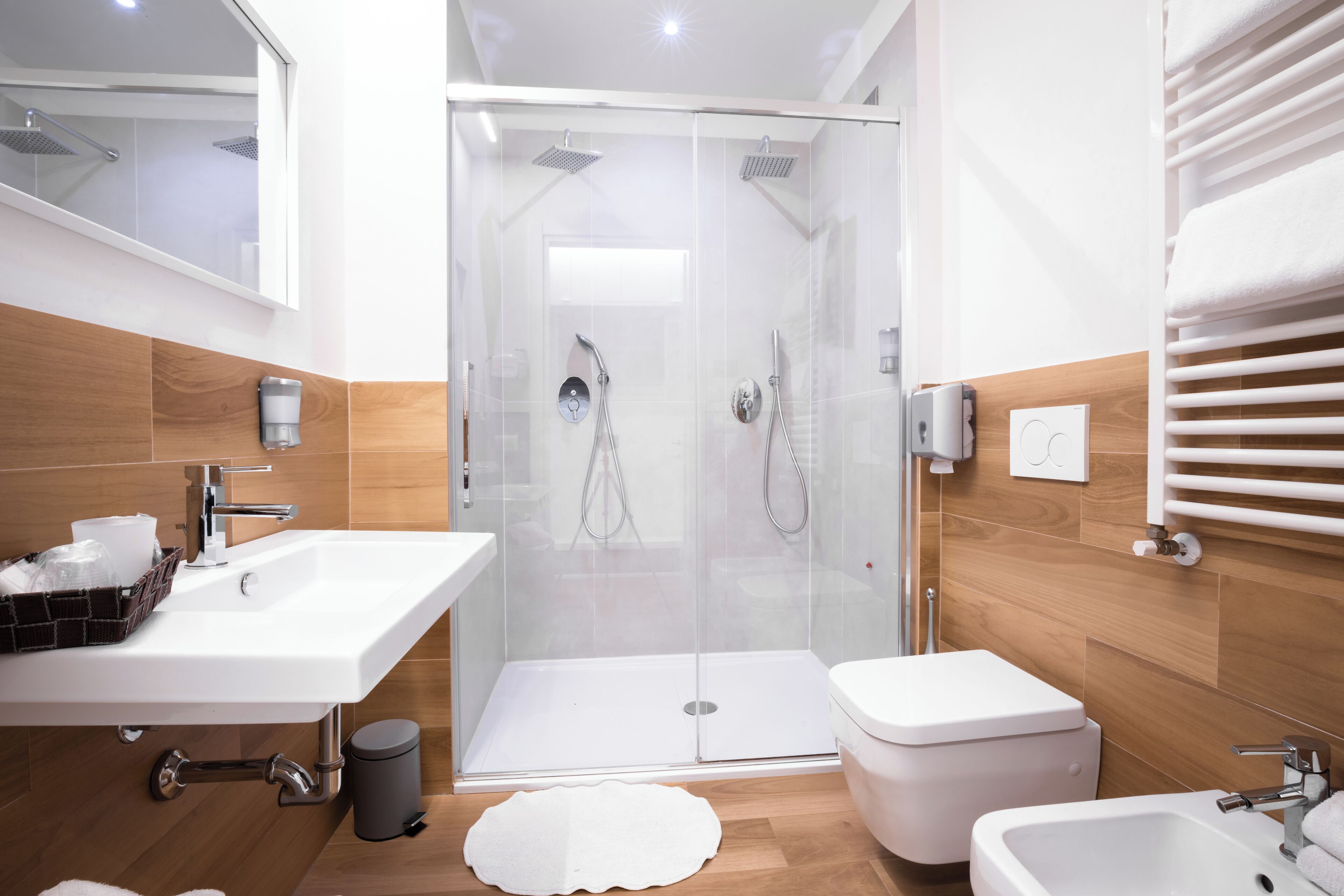 design suite, 1 double bed with sofa bed, accessible | bathroom | shower, rainfall showerhead, free toiletries, slippers