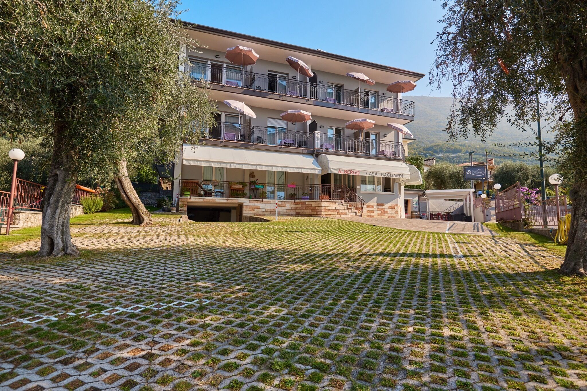 Voorkant van accommodatie