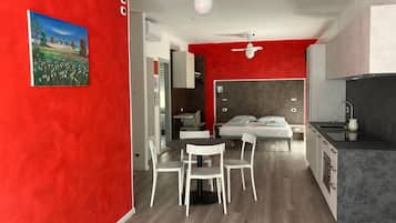 Junior-Studiosuite, 1 Queen-Bett und Schlafsofa, Seeblick, Turm
