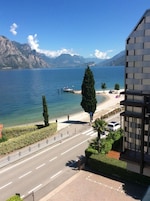 Beach nearby, sun loungers