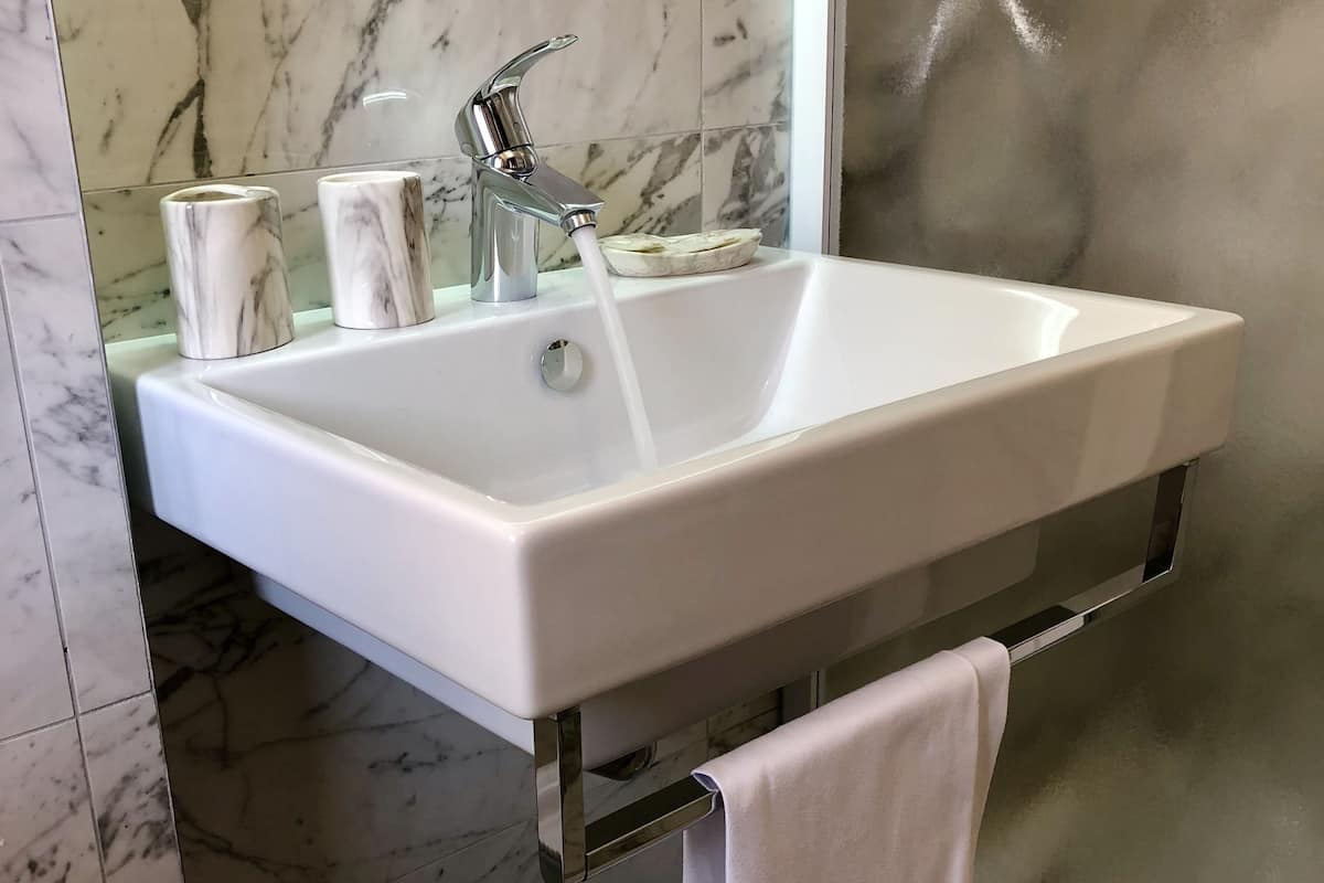 Shower, rainfall showerhead, hair dryer, bidet