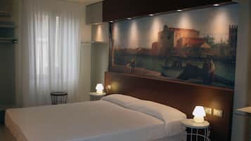 Double Room | Down comforters, pillowtop beds, blackout drapes, iron/ironing board