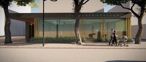 Facciata della struttura