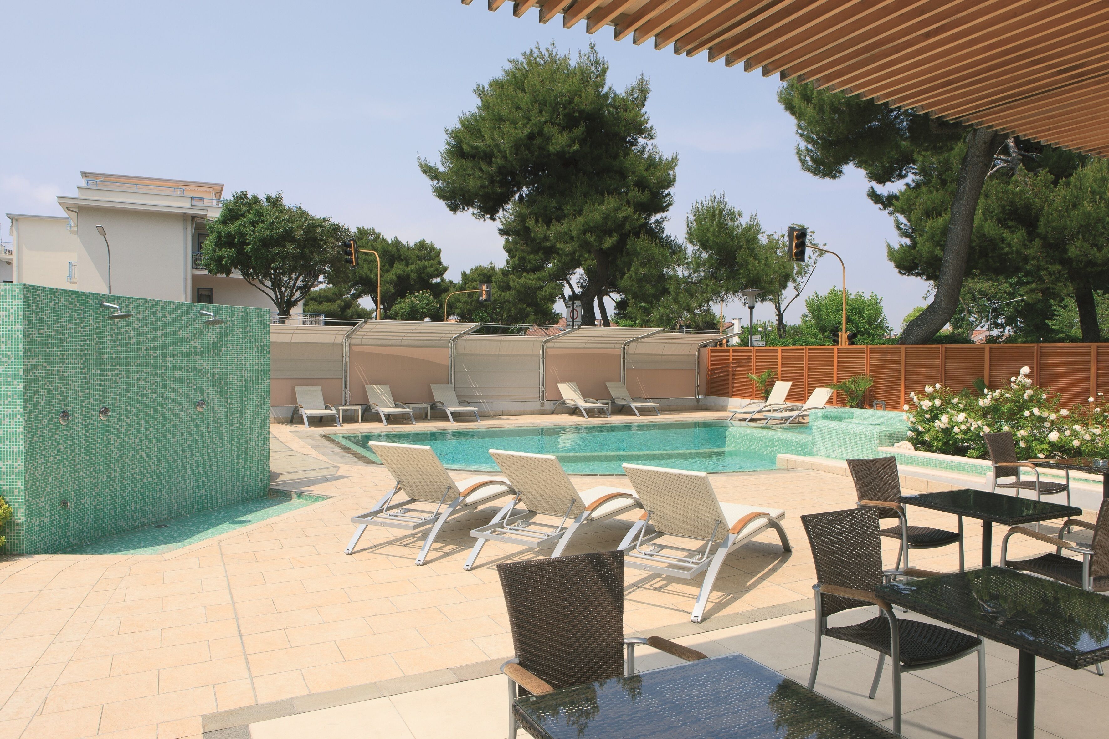 indoor pool, outdoor pool