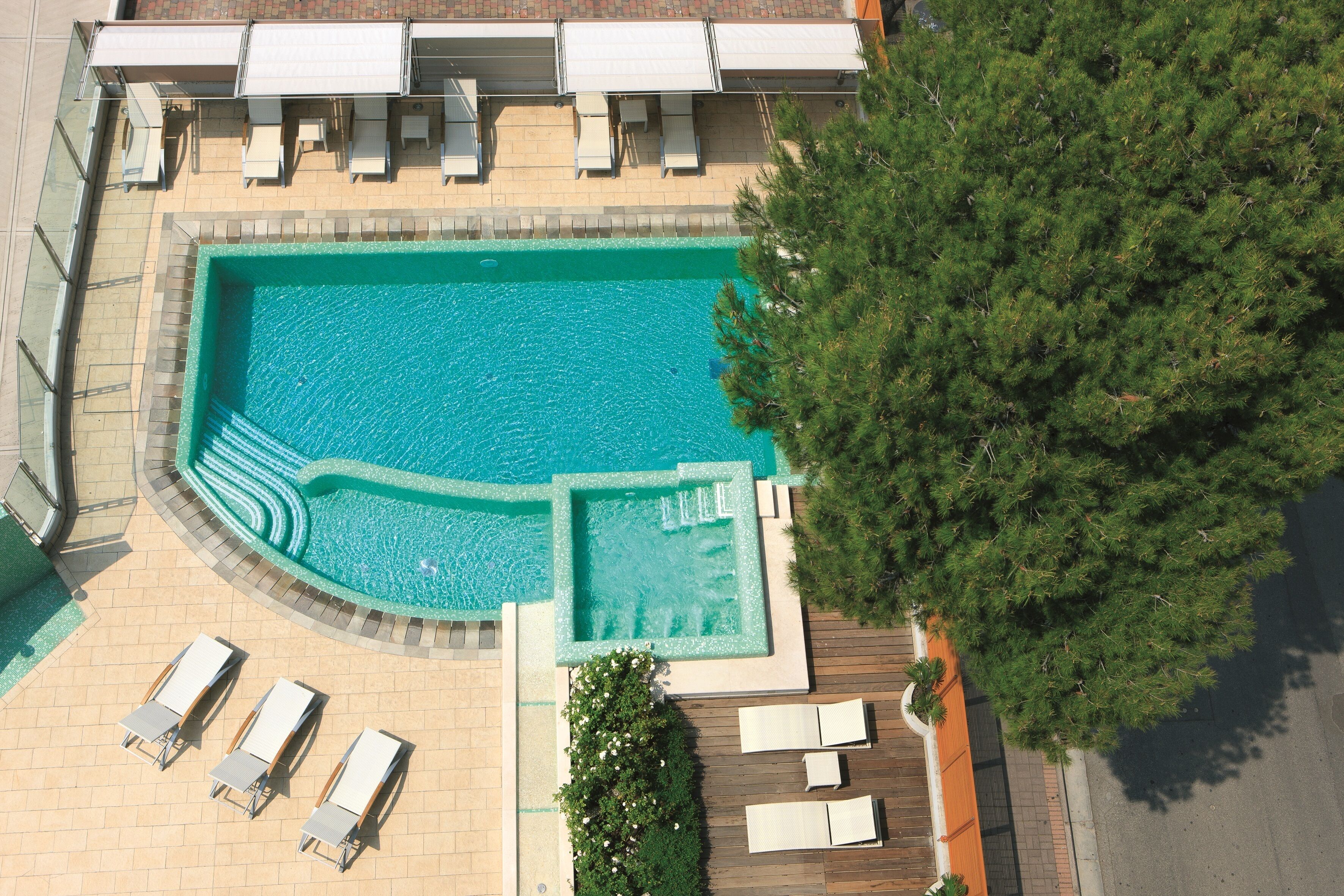 indoor pool, outdoor pool
