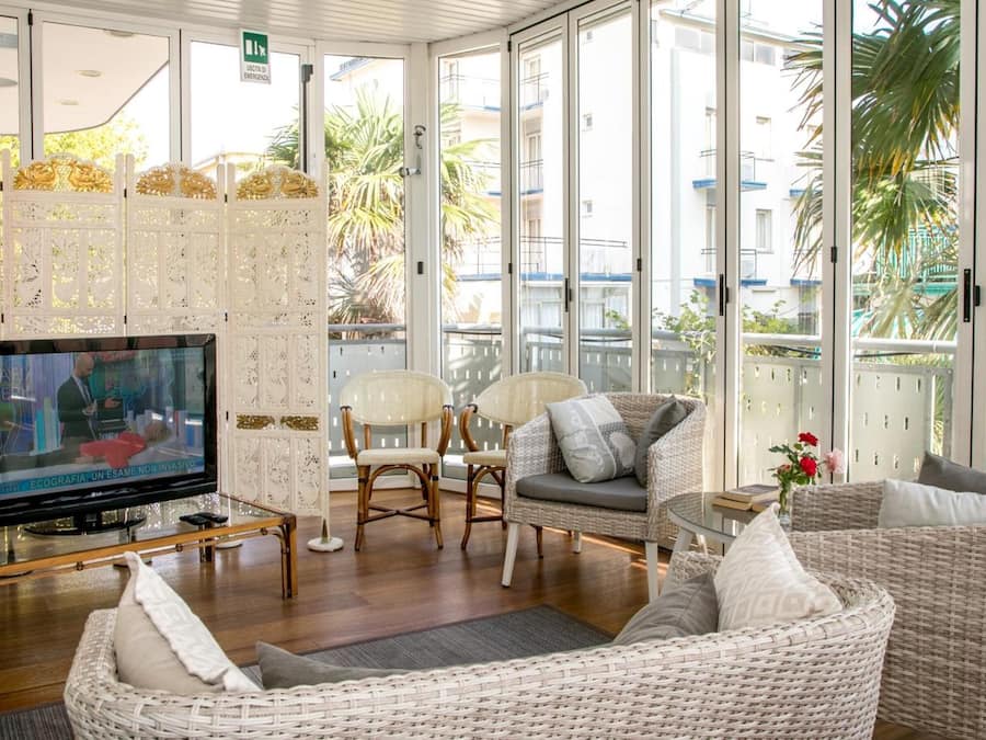 22-inch TV with satellite channels