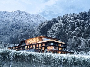 Façade de l’hébergement