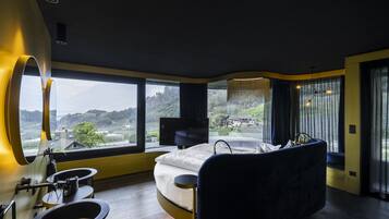 파노라믹 스튜디오 스위트 | 객실 내 금고, 책상, 무료 WiFi, 침대 시트