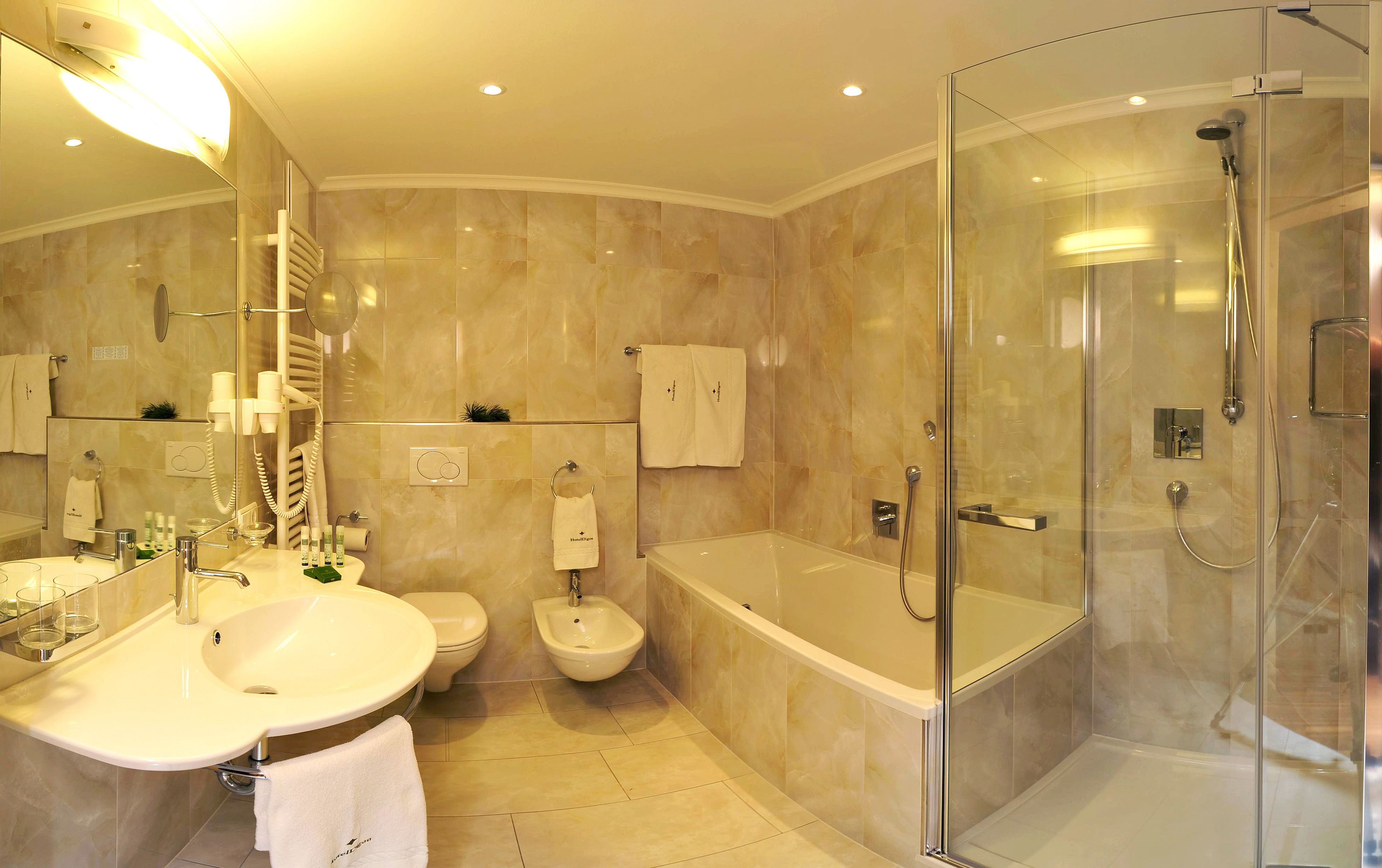 comfort room | bathroom | shower, designer toiletries, hair dryer, bathrobes